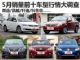 出手时机非常好 5月销量前十车型行情调查