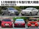 现在出手亏不了 12月销量前十车型行情调查
