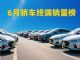 6月轿车终端销量排行榜 31款轿车破万辆 6月轿车终端销量排行榜 31款轿车破万辆