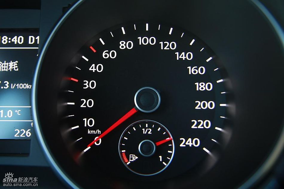 一汽大众全新高尔夫6实拍图内饰