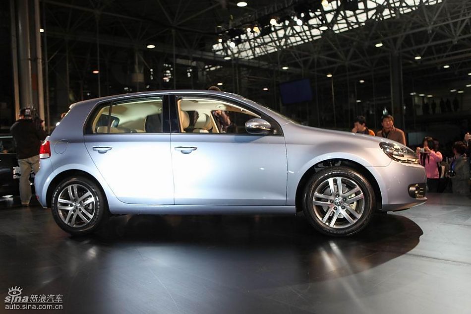 第六代高尔夫上市现场 新车亮相