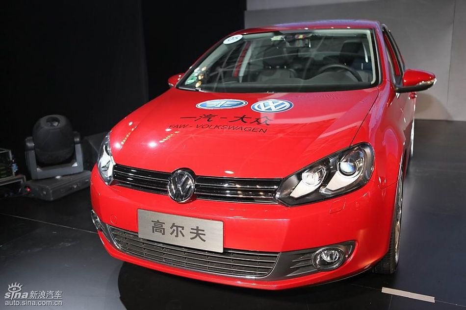 第六代高尔夫上市现场 新车亮相