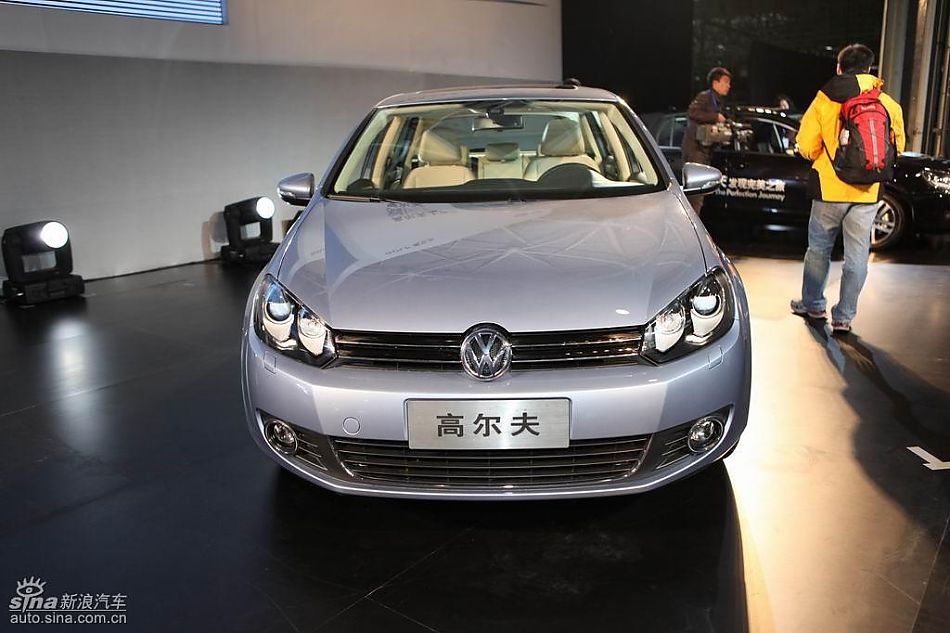 第六代高尔夫上市现场 新车亮相