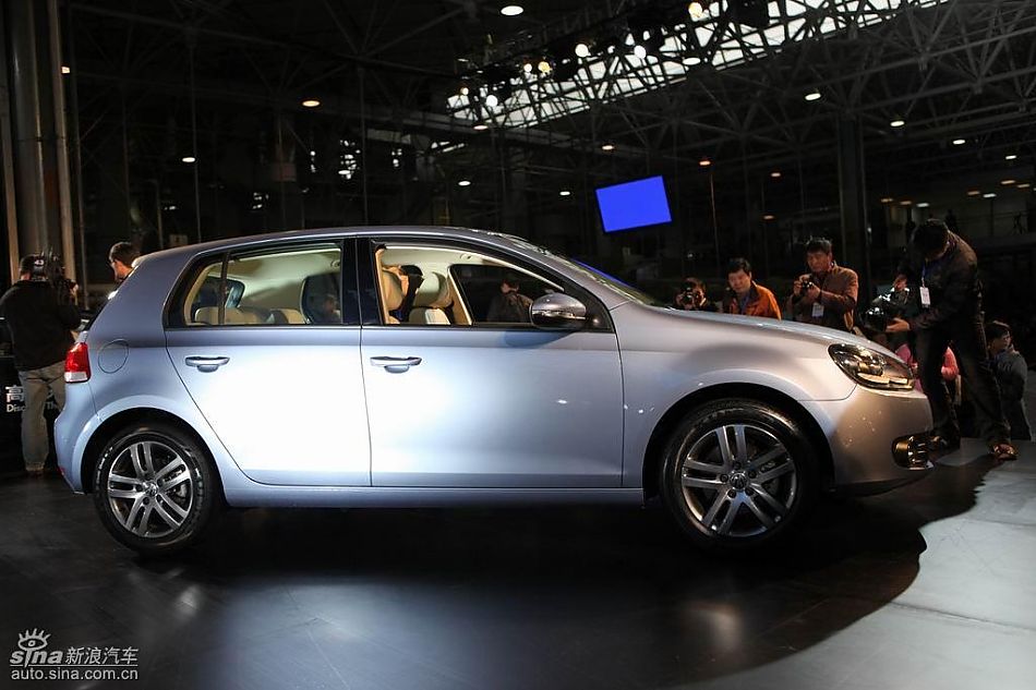 第六代高尔夫上市现场 新车亮相