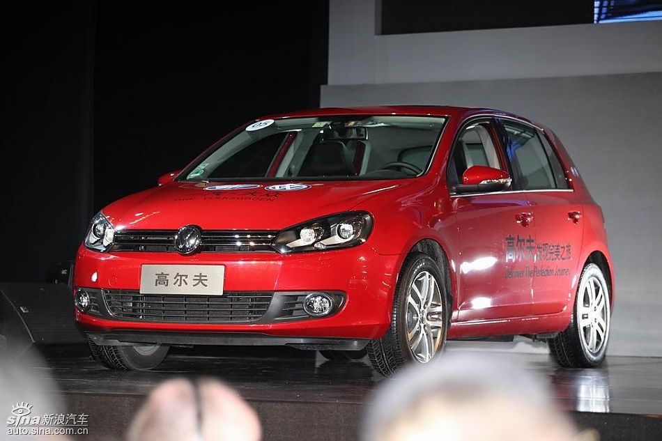 第六代高尔夫上市现场新车亮相