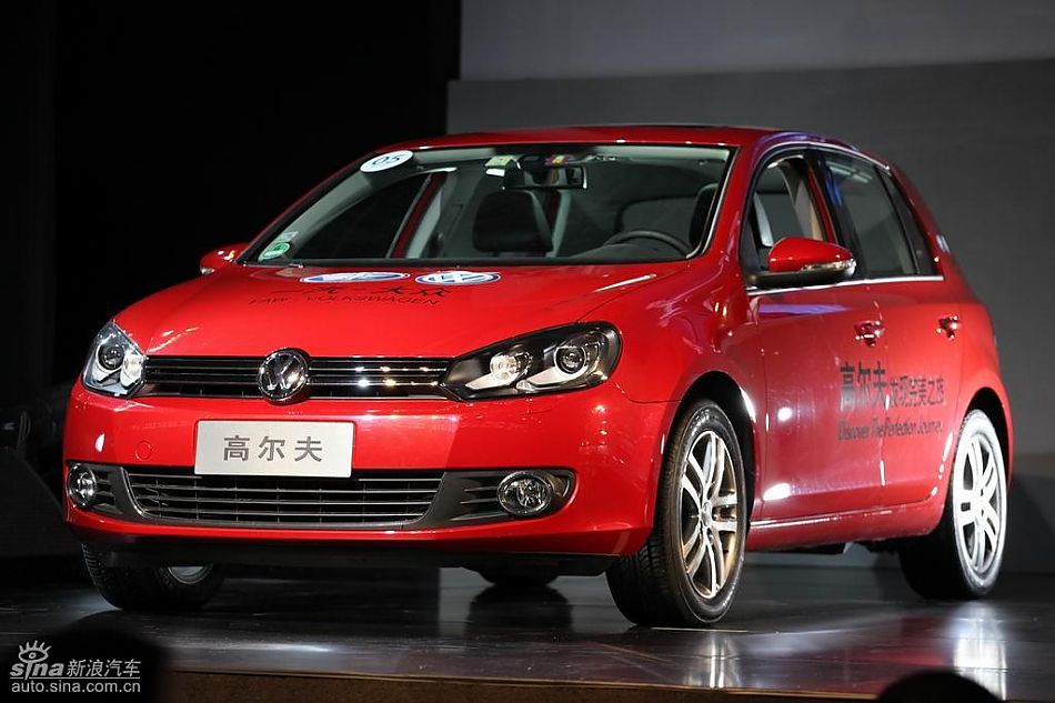 第六代高尔夫上市现场新车亮相