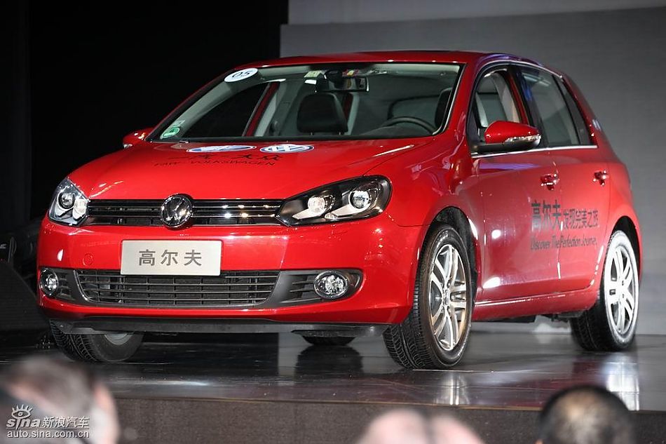 第六代高尔夫上市现场新车亮相