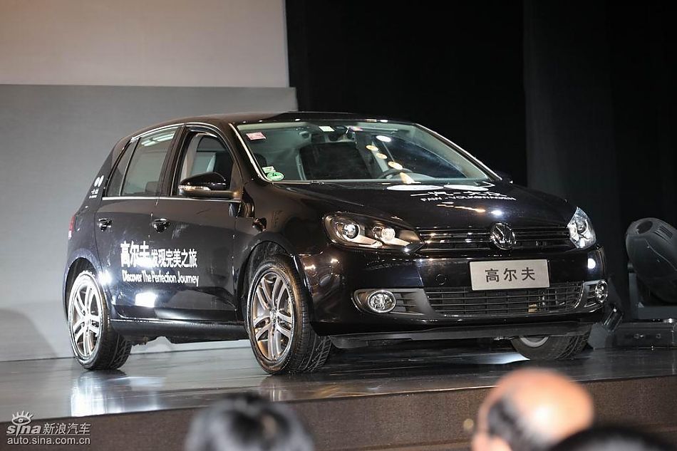 第六代高尔夫上市现场新车亮相