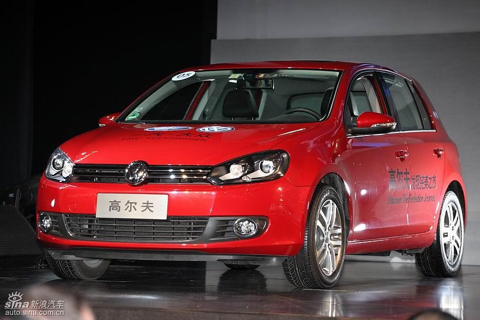 第六代高尔夫上市现场新车亮相