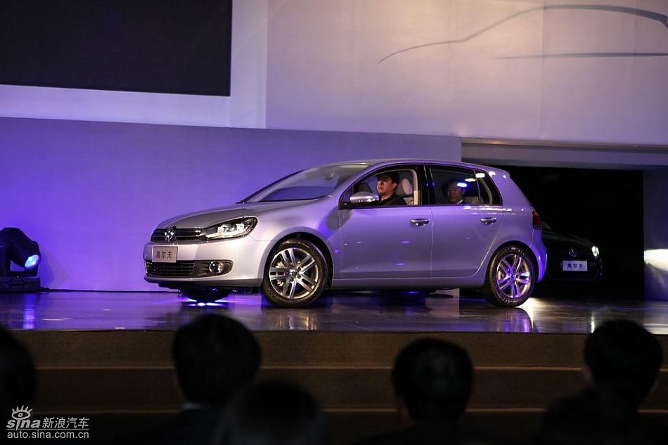 第六代高尔夫上市现场新车亮相
