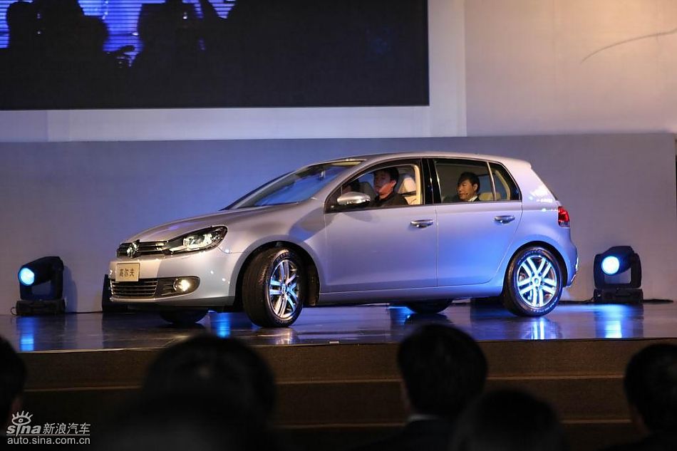 第六代高尔夫上市现场新车亮相