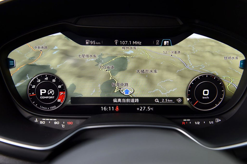 2016款 TTS Coupe 2.0TFSI quattro 内饰