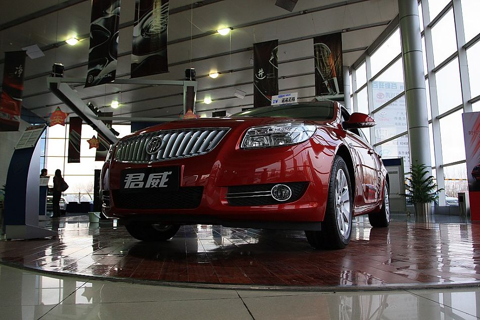 上海通用别克新君威到店实拍-内饰