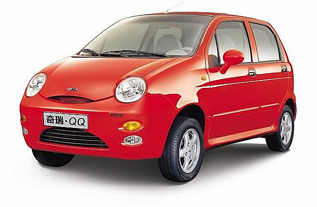 QQ轿车正侧面