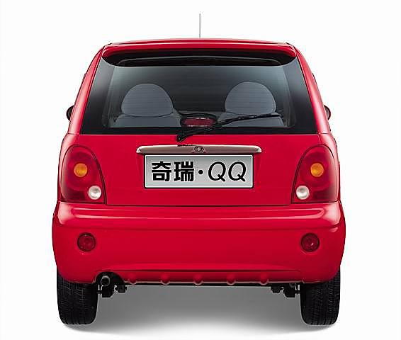 QQ轿车背面