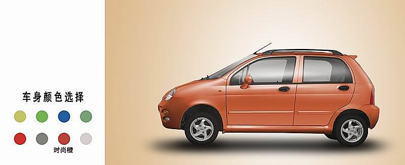 奇瑞07款QQ3外观