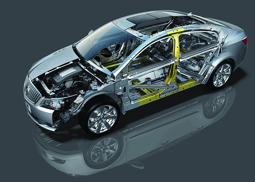 超越同级的牢固车身结构