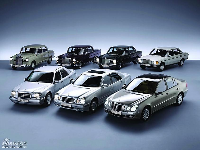 梅赛德斯-奔驰E级车全家福