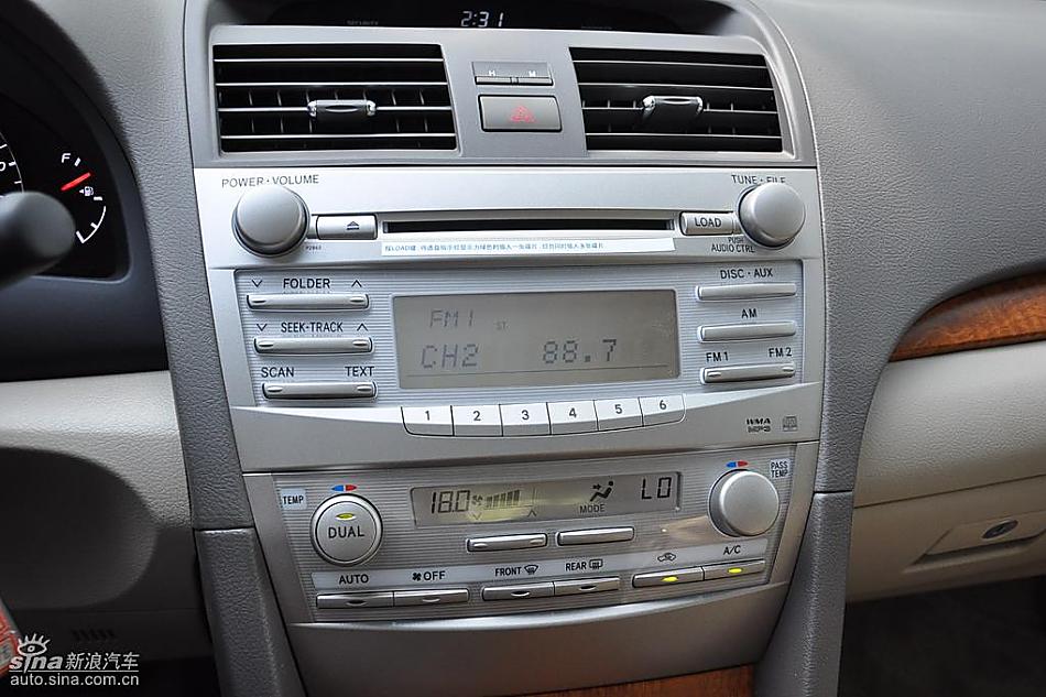 新凯美瑞实拍图片 内饰