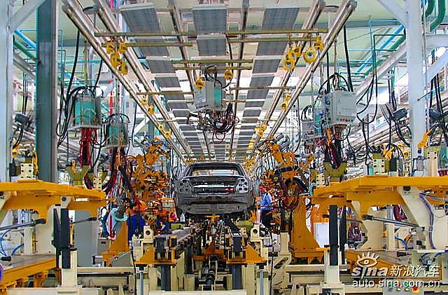 生产组装线图片