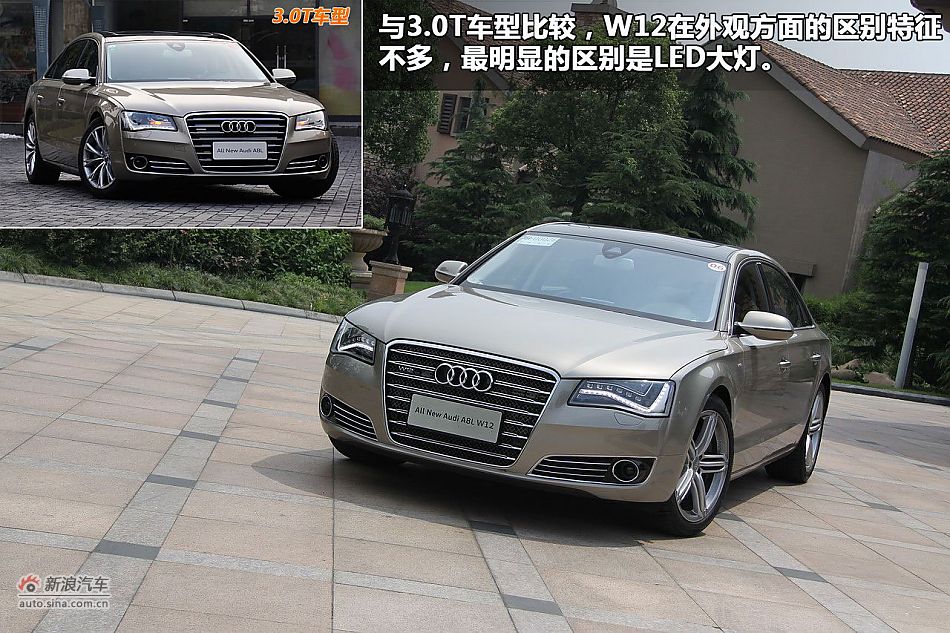 新浪汽车图解奥迪A8L W12