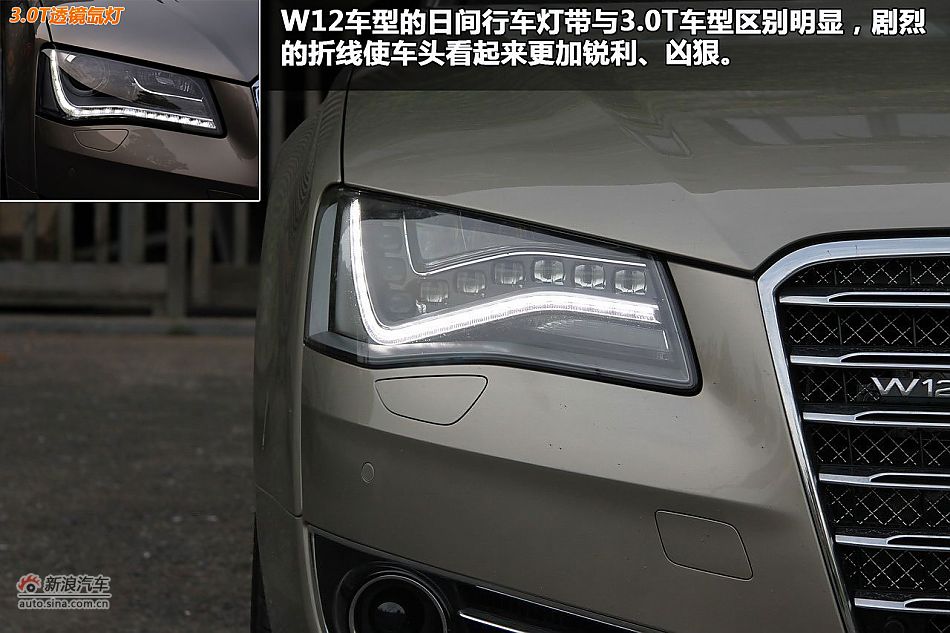 新浪汽车图解奥迪A8L W12