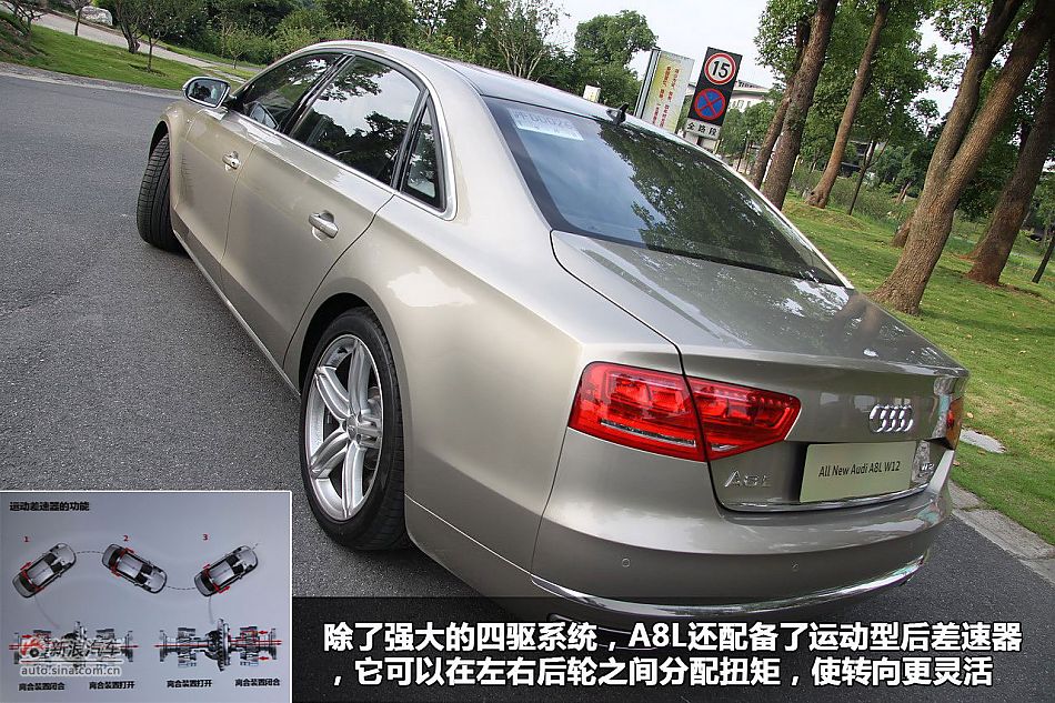 新浪汽车图解奥迪A8L W12
