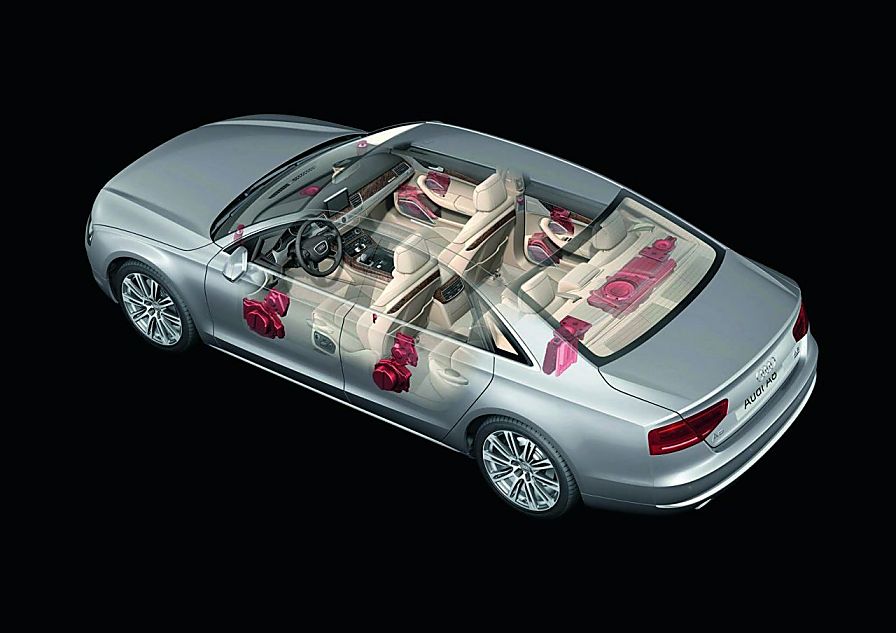 2011奥迪A8结构图片