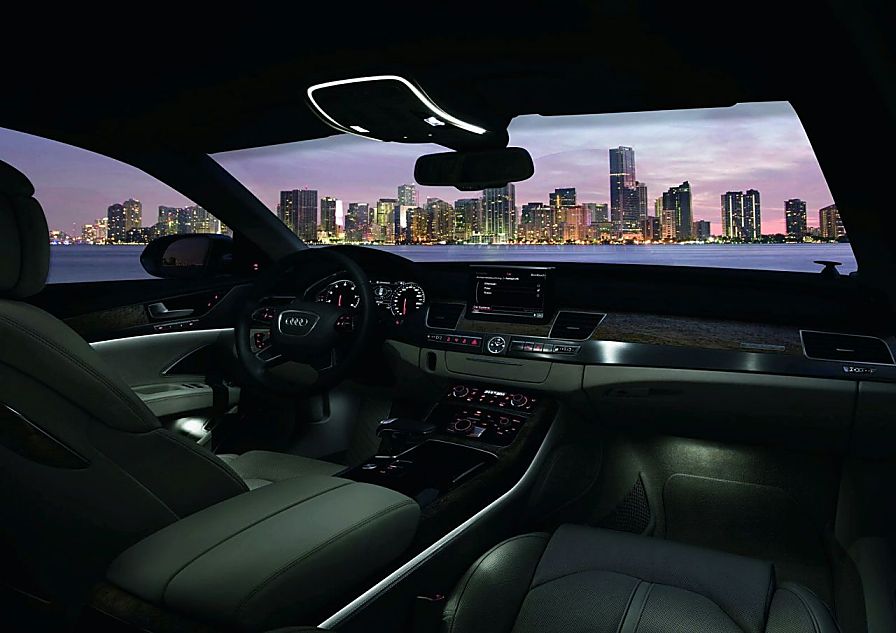 2011款奥迪A8内饰图片