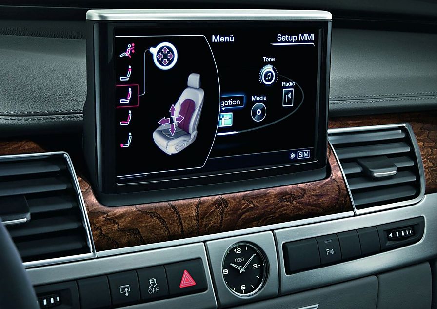 2011款奥迪A8内饰图片