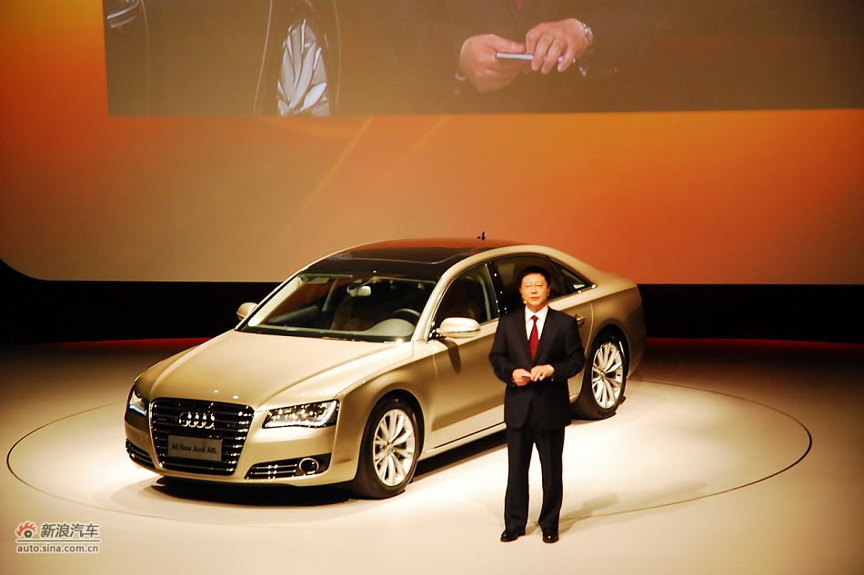 全新奥迪A8L上市实拍-奥迪销售事业部执行副总经理张晓军