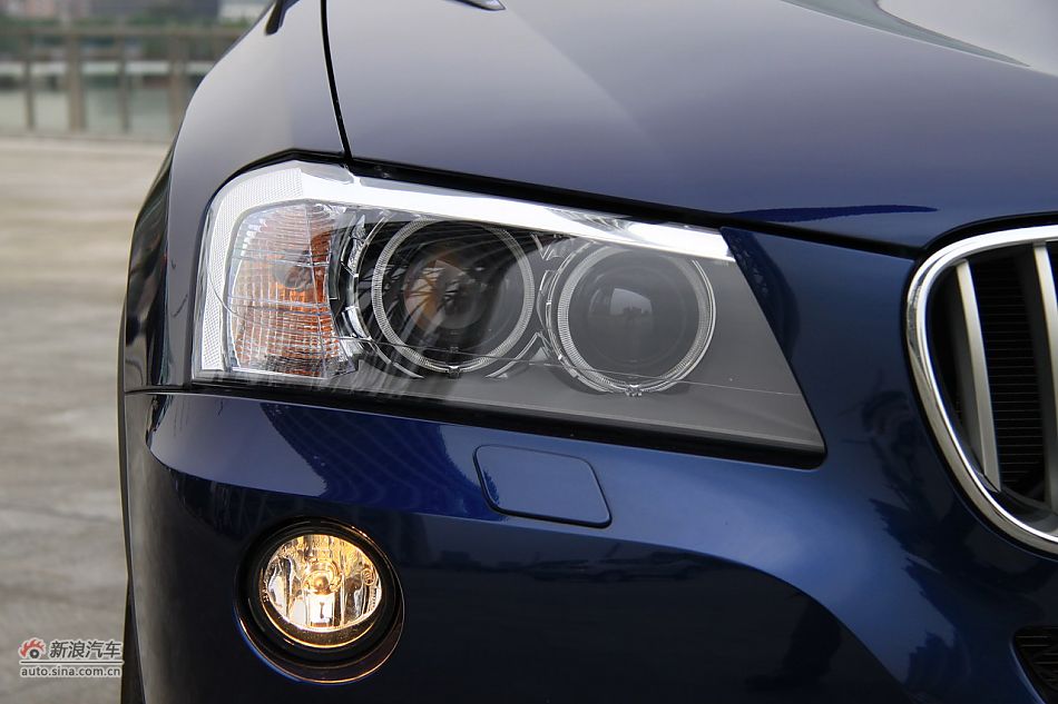 图为全新宝马X3外观细节