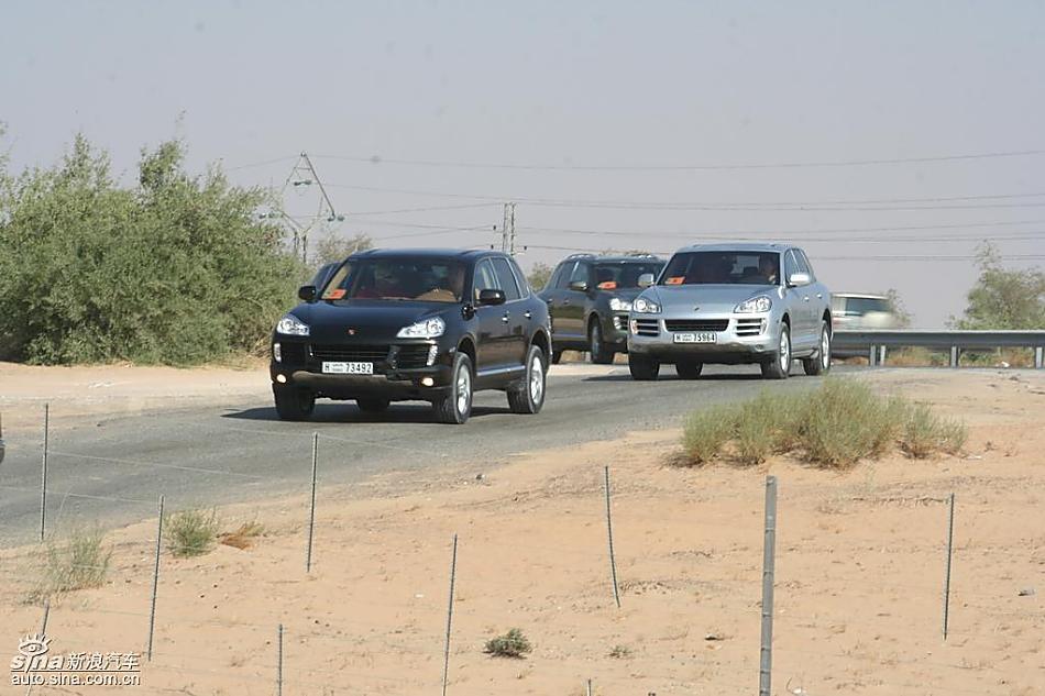 保时捷Cayenne S 迪拜沙漠训练营驾驶实拍图