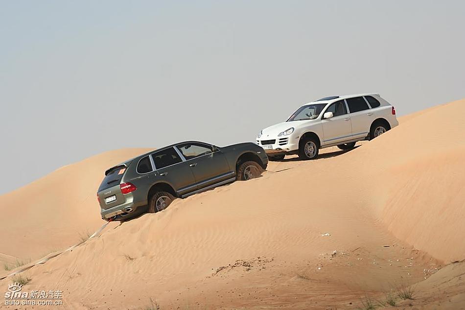 保时捷Cayenne S 迪拜沙漠训练营驾驶实拍图