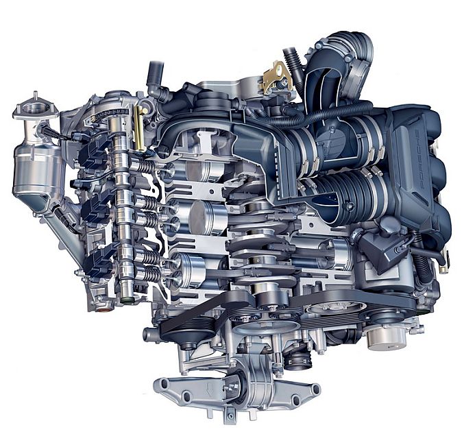 Porsche Cayman 2.7l六缸发动机