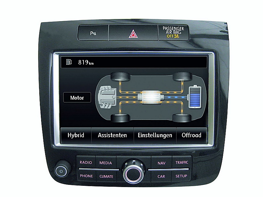 2011款大众途锐内饰资料图