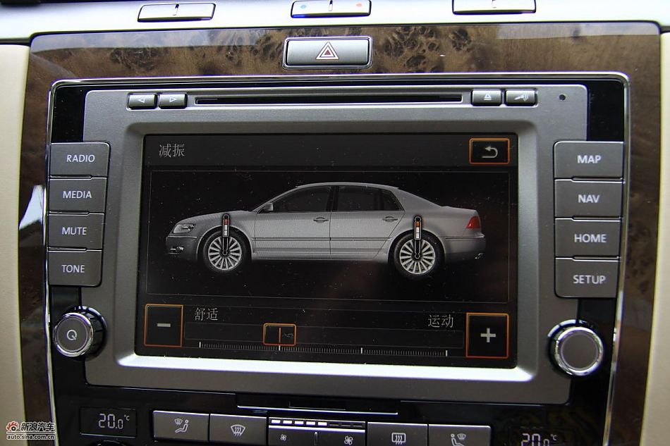 大众新辉腾内饰实拍图