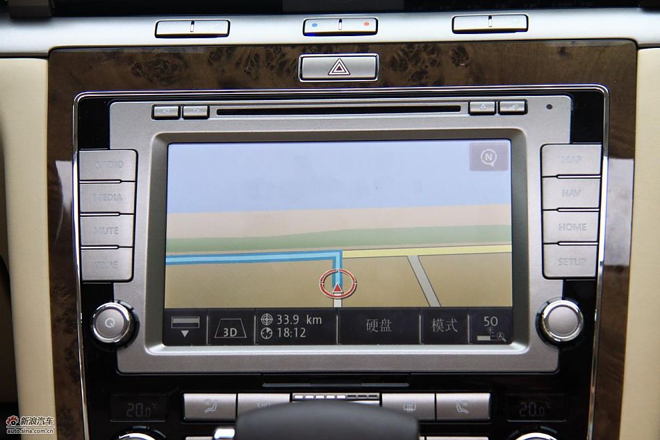 大众新辉腾内饰实拍图