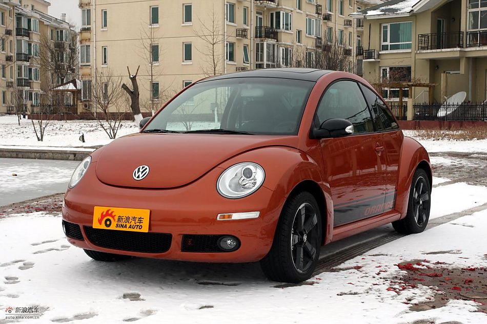进口大众甲壳虫“墨橘版”外观