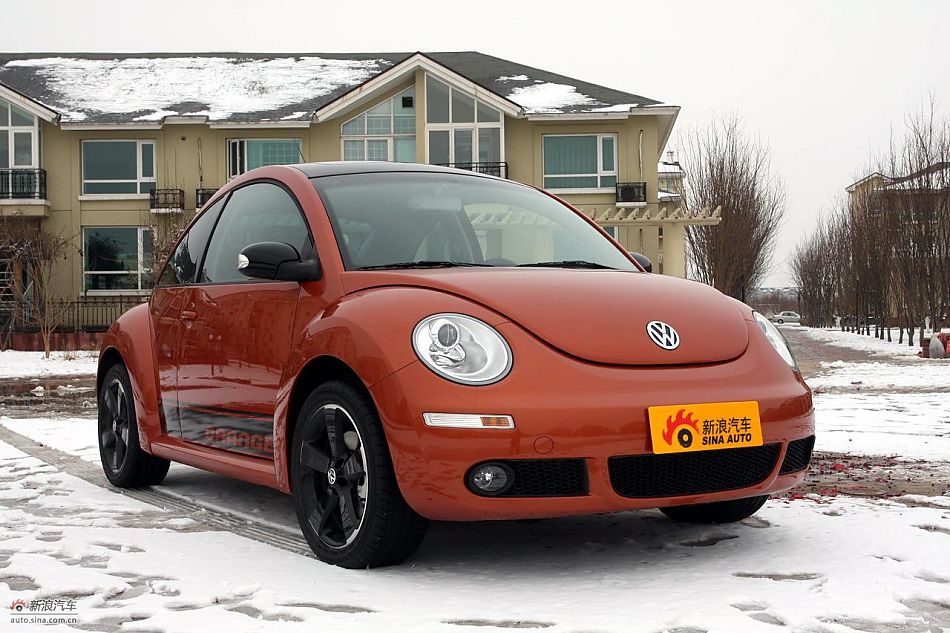 进口大众甲壳虫“墨橘版”外观