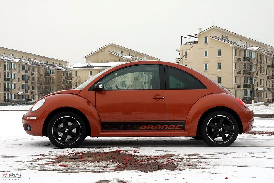 进口大众甲壳虫“墨橘版”外观