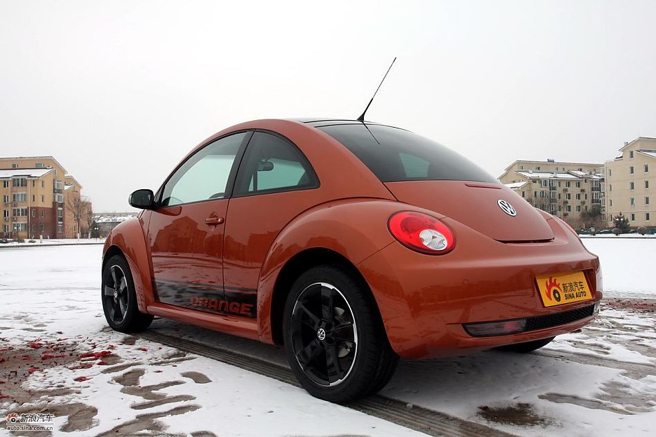 进口大众甲壳虫“墨橘版”外观