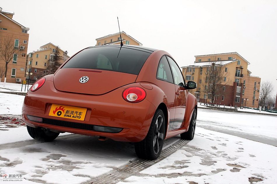 进口大众甲壳虫“墨橘版”外观