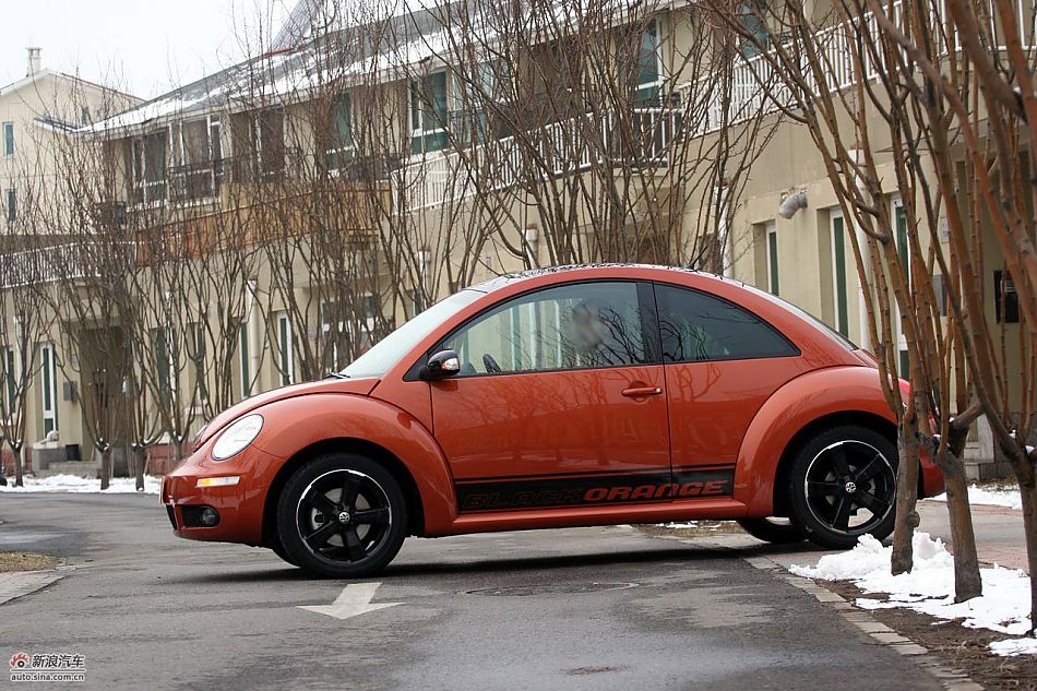 进口大众甲壳虫“墨橘版”外观