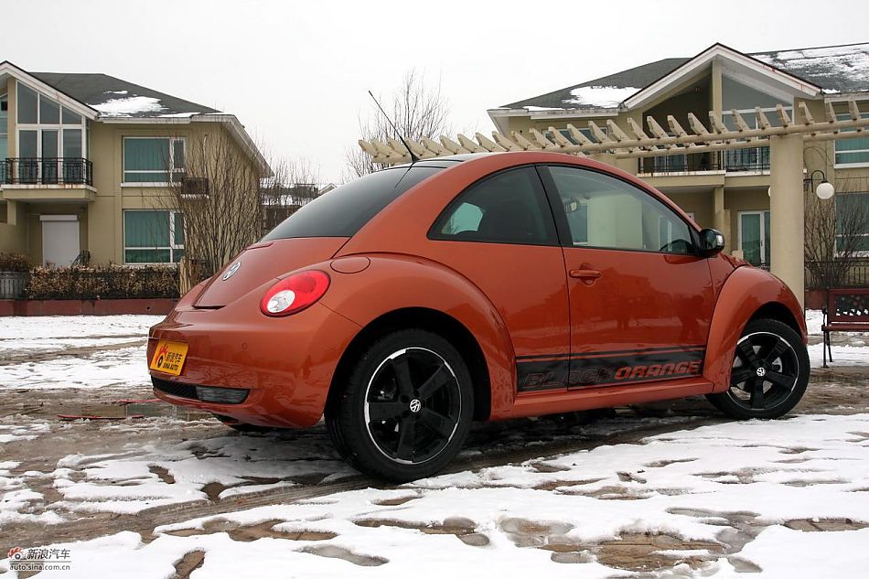 进口大众甲壳虫“墨橘版”外观
