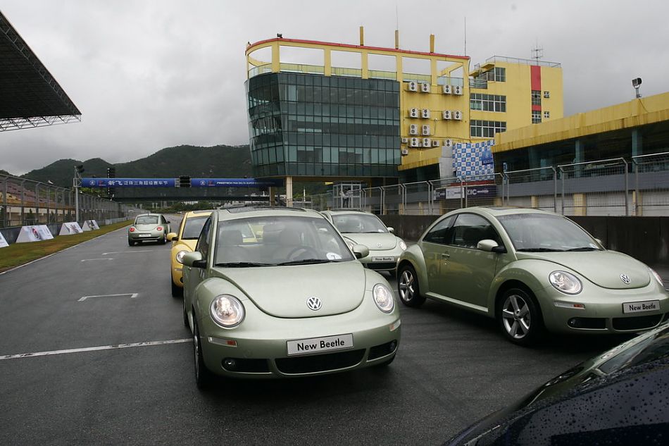 图为新甲壳虫合影