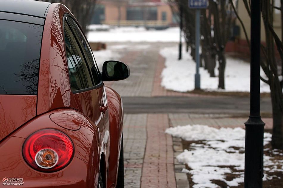 进口大众甲壳虫“墨橘版”外观