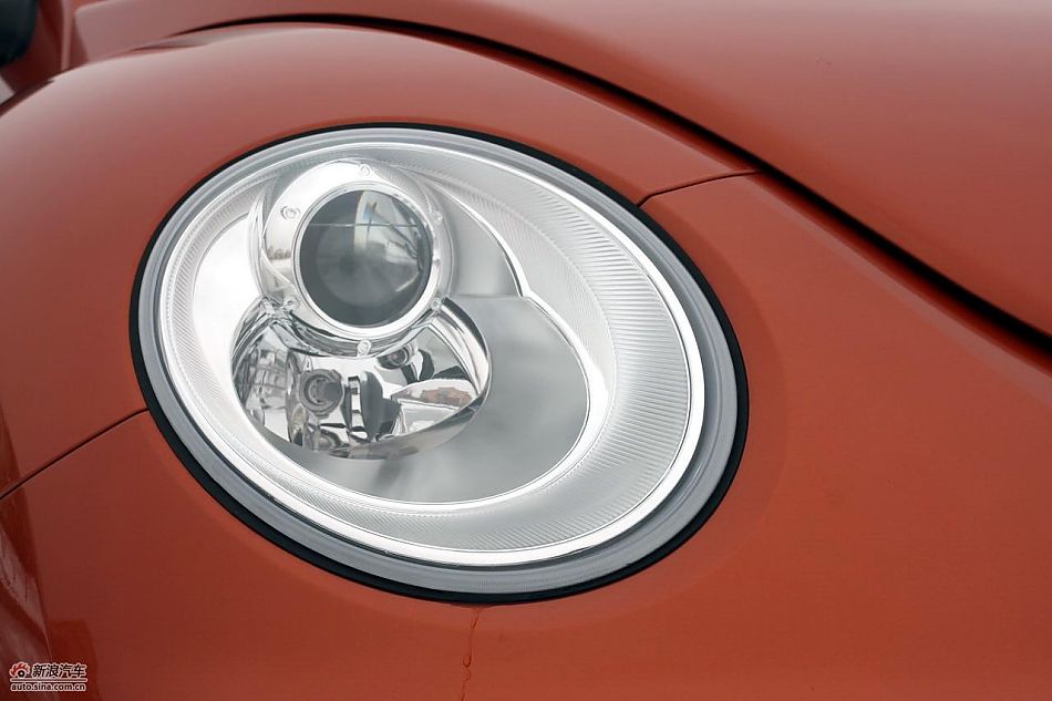 进口大众甲壳虫“墨橘版”外观