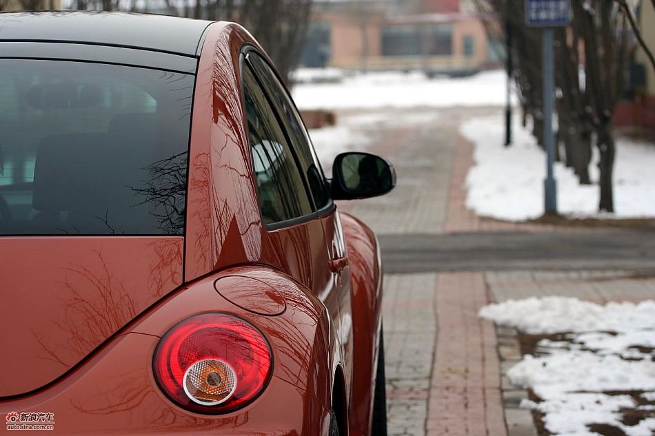 进口大众甲壳虫“墨橘版”外观