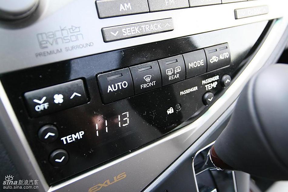 雷克萨斯RX450h、RX350内饰及细节